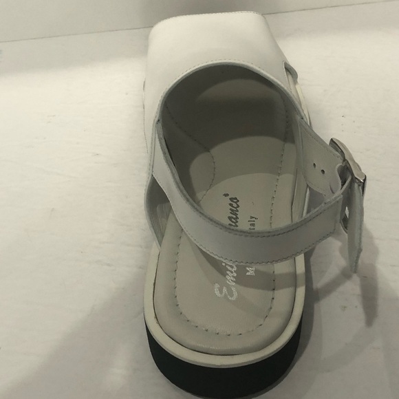 Emilio Franco sandal white leather calf open toe - Picture 4 of 5